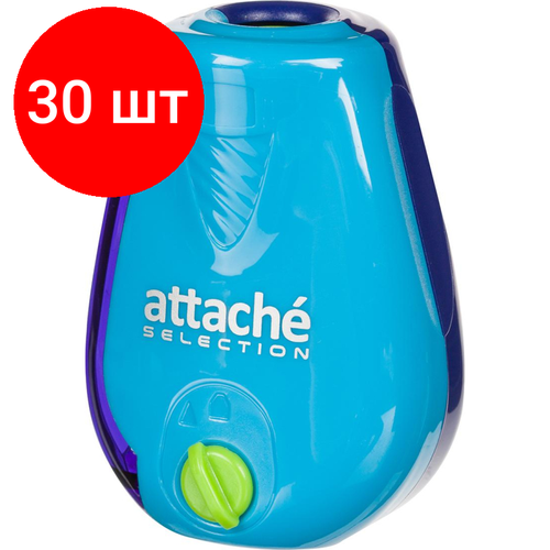 Комплект 30 штук, Точилка Attache Selection Twister с регулятором заточки