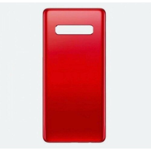 mariso чехол накладка для samsung galaxy s10 sm g975f clear Задняя крышка Samsung Galaxy S10+ / SM-G975F (Красный)