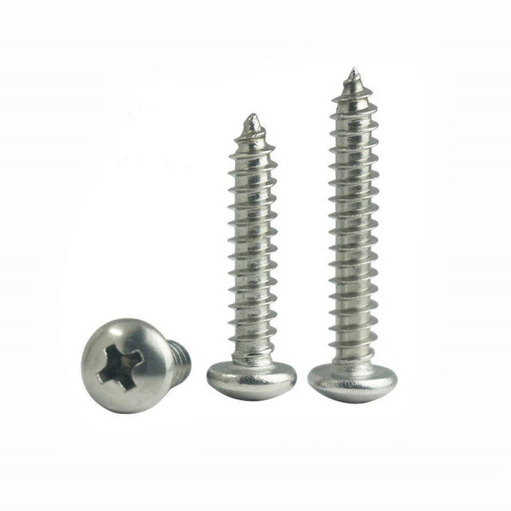 фото Саморезы с полукруглой головкой острые Tech-KREP 2,2x9,5 мм 40 шт