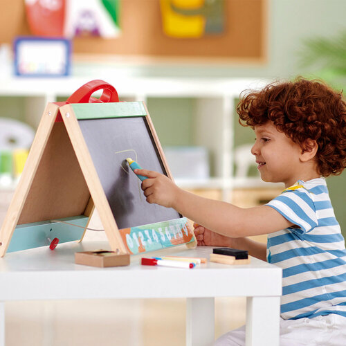 Двухсторонний мольберт для рисования Hape E1062_HP 4639₽