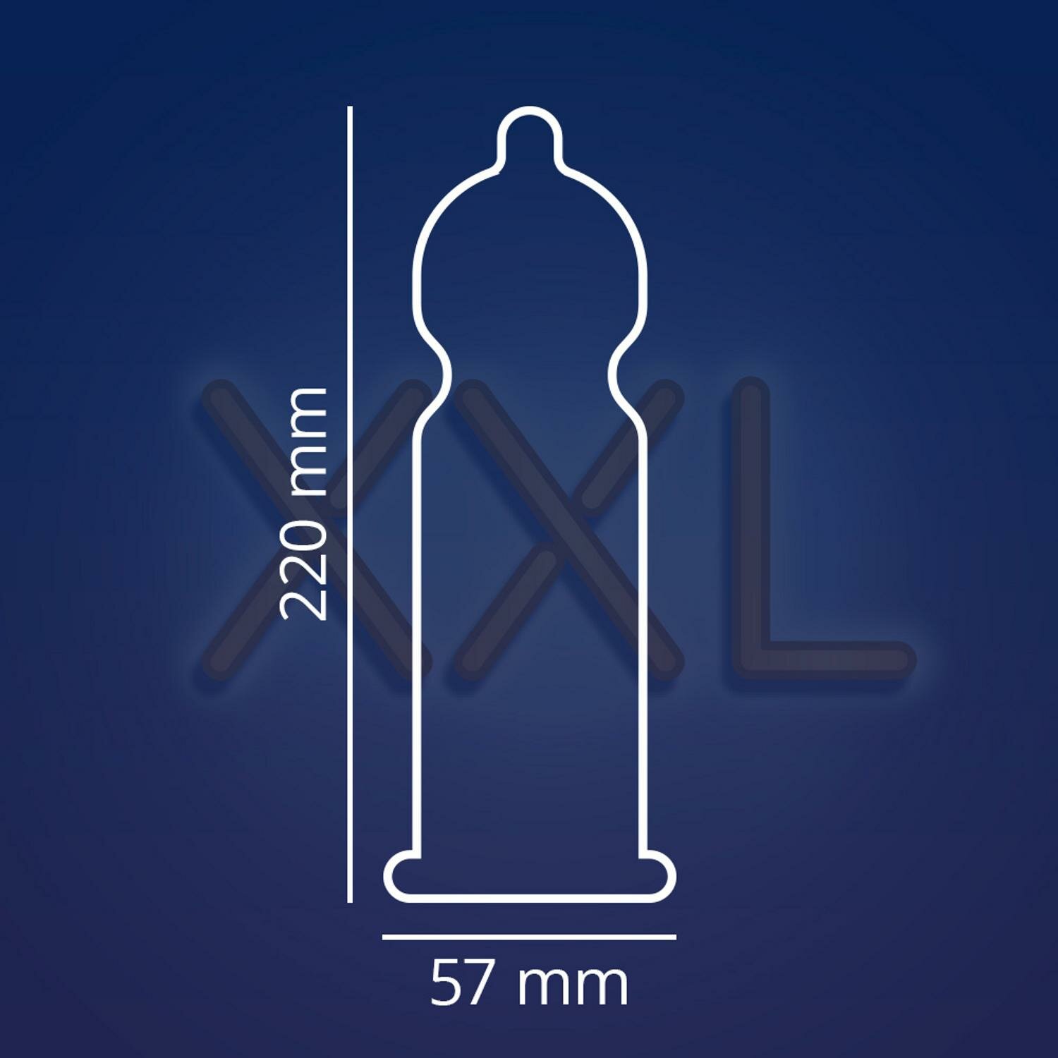 Презервативы Contex Extra Large, увеличенного размера со смазкой, 12 шт — фото 1
