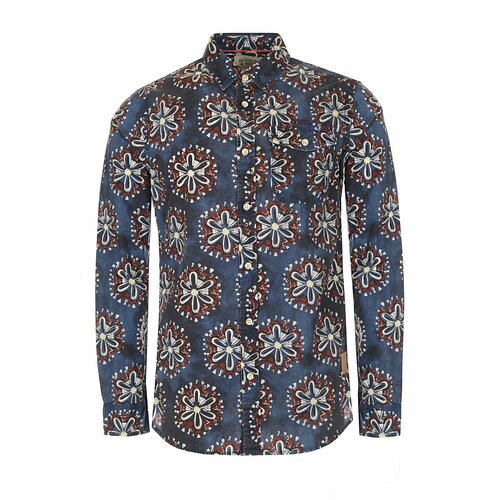 фото Рубашка scotch & soda, размер xl, синий