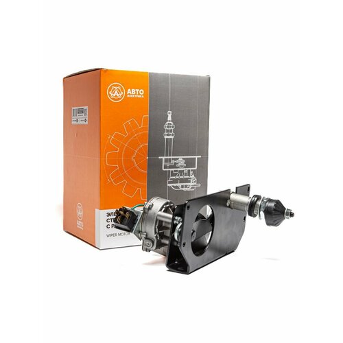 Привод стеклоочистителя (в сборе с площадкой), (передний), большая кабина, МТЗ, 12 В 96.5205-100 АЕ