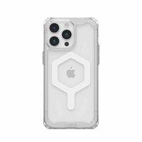 Защитный чехол с поддержкой MagSafe UAG Plyo Case для iPhone 15 Pro Max (Прозрачный лёд|Белый | Ice|White)