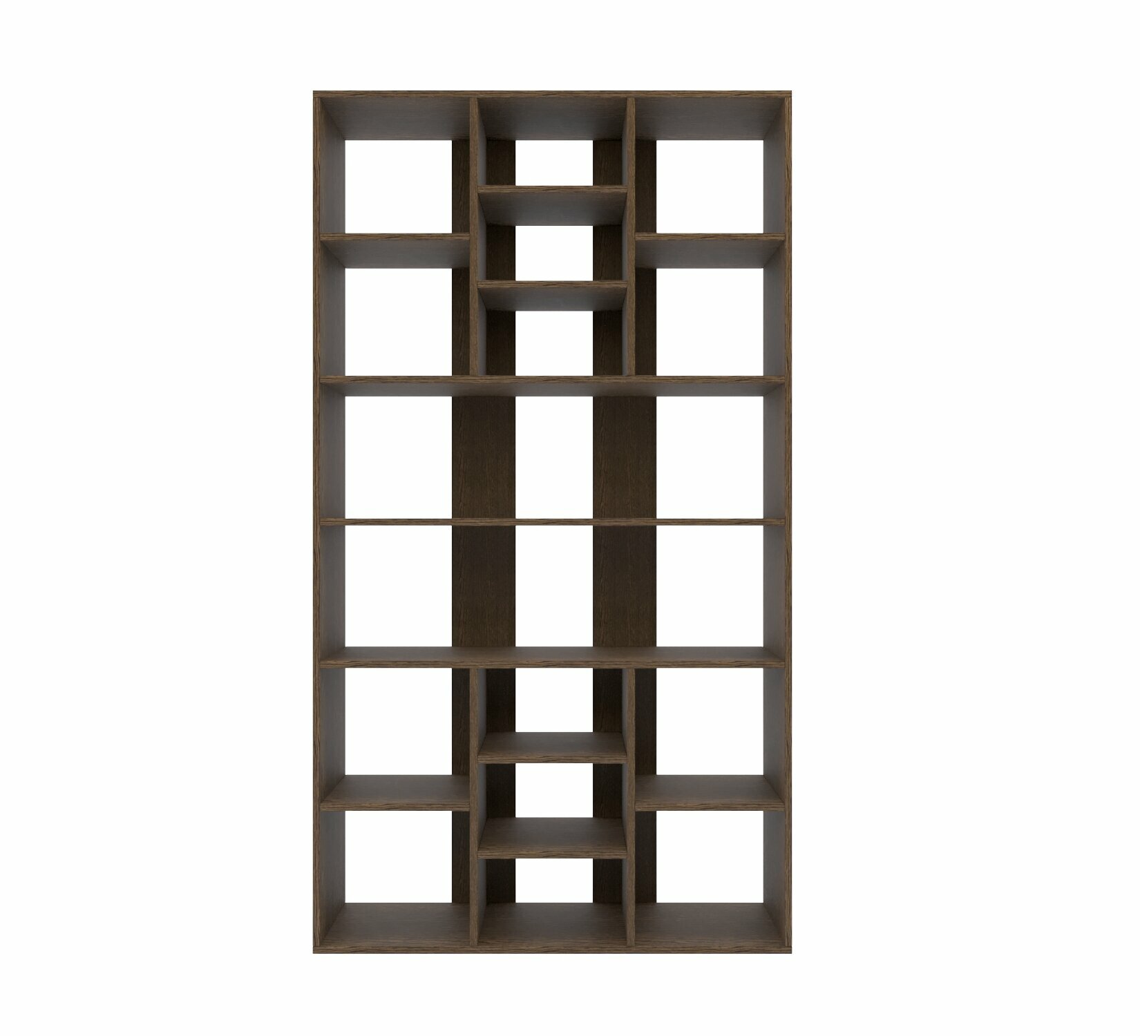 Стеллаж Перегородка для хранения в стиле Лофт модель Бостон Дуб Венге — фото 1