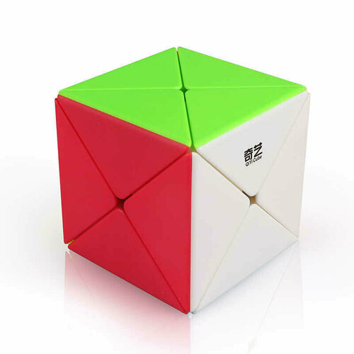 Кубик QiYi Dino X cube Stickerless / Головоломка для подарка hot sale qiyi axis magic cube change irregularly jinggang speed cube with frosted sticker anomaly 3x3x3 cube