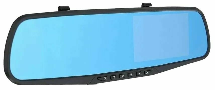 Зеркало заднего вида с видеорегистратором Vehicle Blackbox DVR 960х240 1280х720 4.3" micro SD 32GB