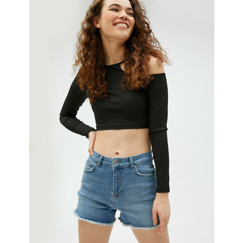 фото Шорты koton, размер 48, голубой