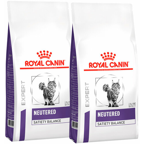 Сухой корм ROYAL CANIN NEUTERED SATIETY BALANCE для кастрированных и стерилизованных котов и кошек контроль веса (1,5 + 1,5 кг)