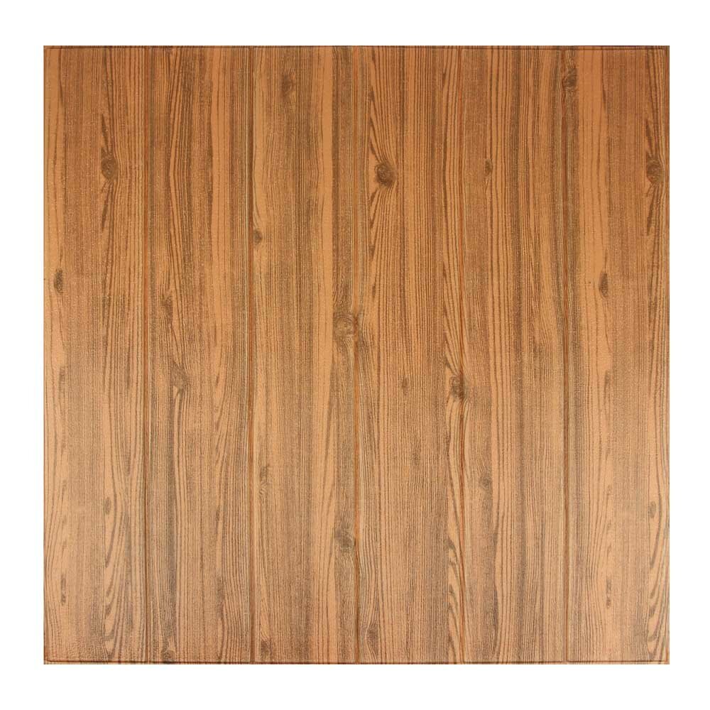 фото INBLOOM Плитка самоклеящаяся 70х70х0.5см, XPE, дерево, арт.1, 5 штук