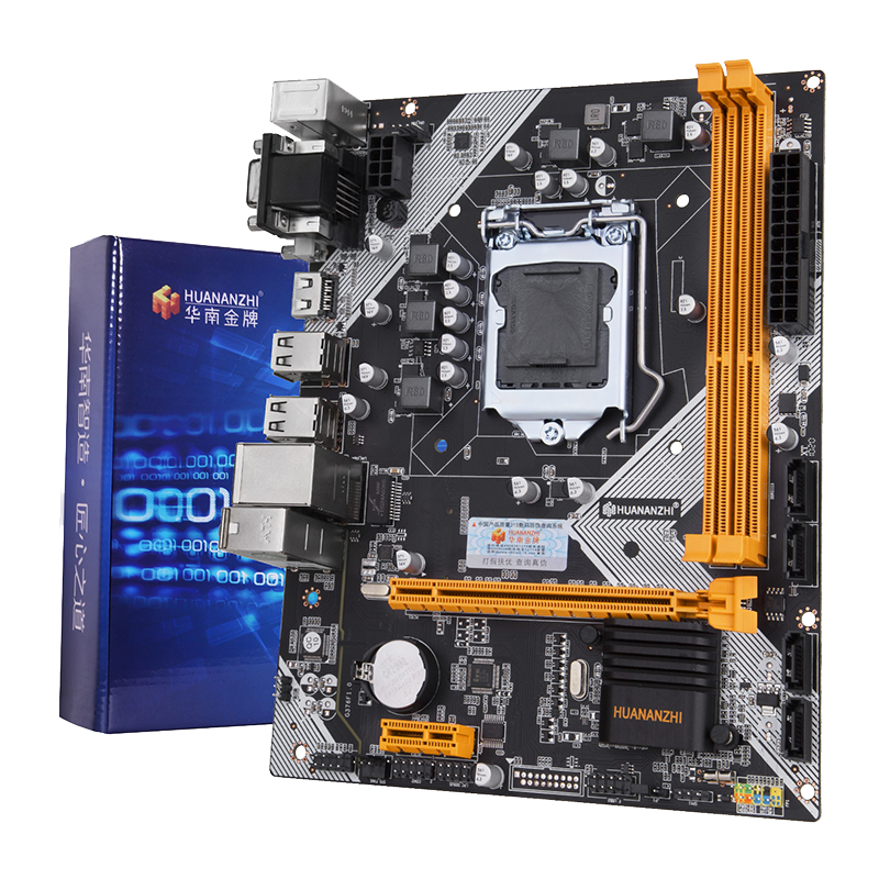 Материнская плата HUANANZHI H61 Socket1155 Intel H61 mATX