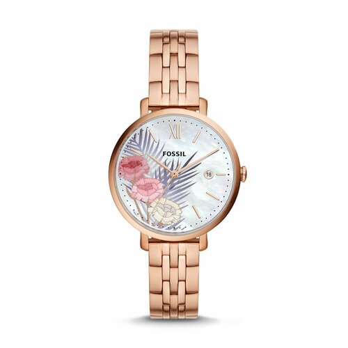фото Наручные часы fossil jacqueline, розовый, мультиколор