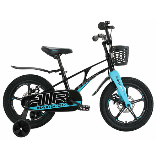 Детский велосипед Maxiscoo Air Deluxe Plus 16 2023 16 Черно-синий 100-120 см 1760000₽