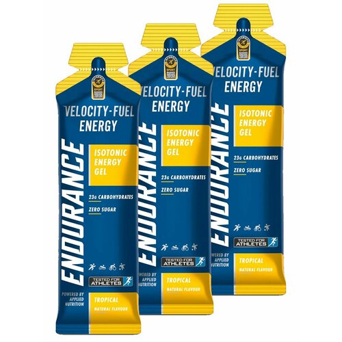 applied nutrition endurance velocity fuel energy isotonic gel 6x60г фруктовый APPLIED NUTRITION, Endurance Velocity Fuel ENERGY Isotonic Gel, 3x60г (Тропический)