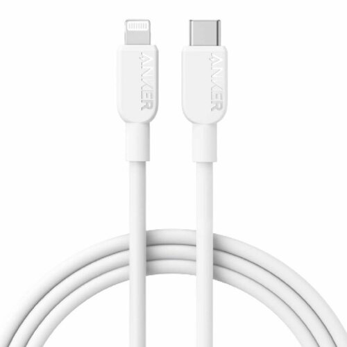 Кабель для зарядки Anker 310 USB-C к Lightning 0.9м, MFI - Белый (A81A1621)