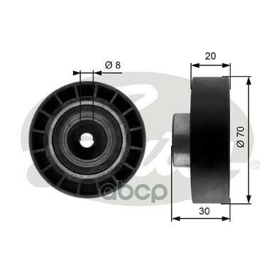 [T39059] Gates Ролик Натяжной Gates арт. T39059