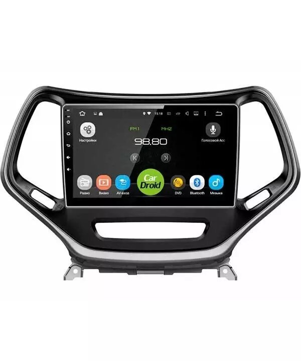 Roximo CarDroid RD-2202F Штатная магнитола для Jeep Cherokee 2014+ на Android 10 с 4GB, DSP