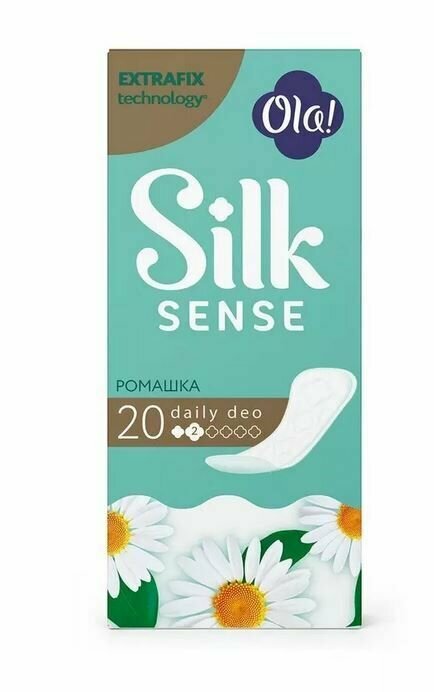 Ola Прокладки ежедневные Silk Sense Daily, 20 шт/уп