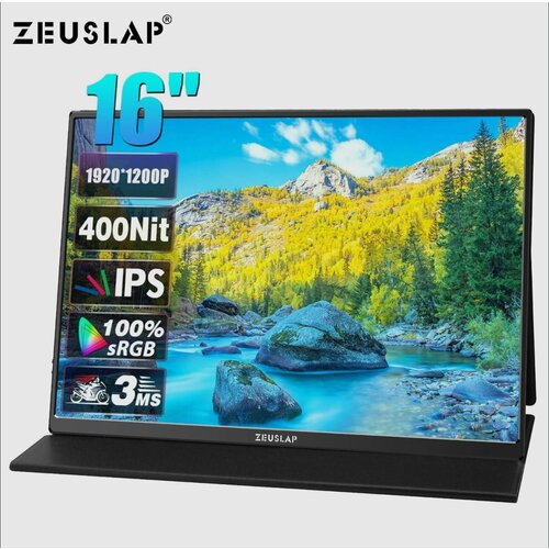 16 Монитор ZEUSLAP P16-1K 60HZ черный 1599000₽