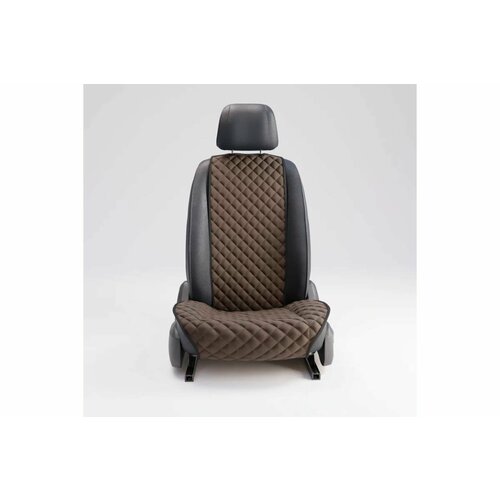 Автомобильная накидка из алькантары DuffCar темно-коричневый 33-2471-55