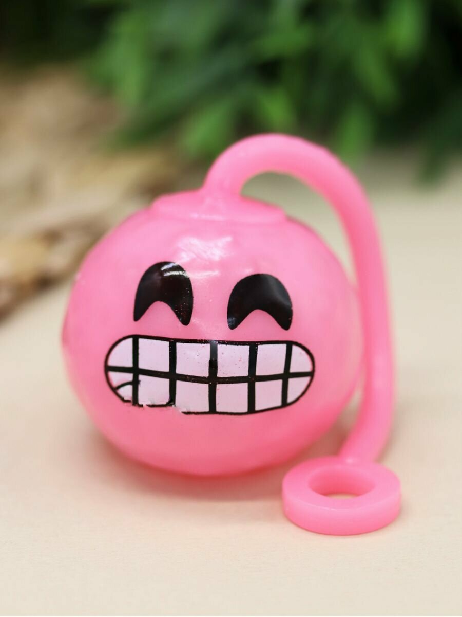 Игрушка антистресс, мялка Emoticon pink