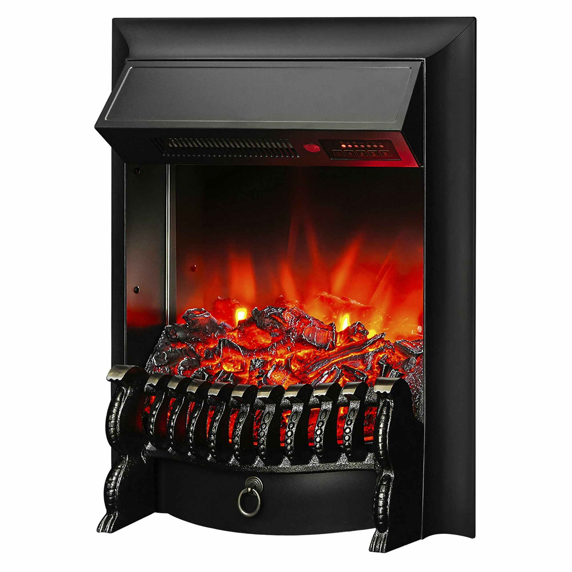 Электрокамин RealFlame Fobos Lux Black с пультом - фотография № 3