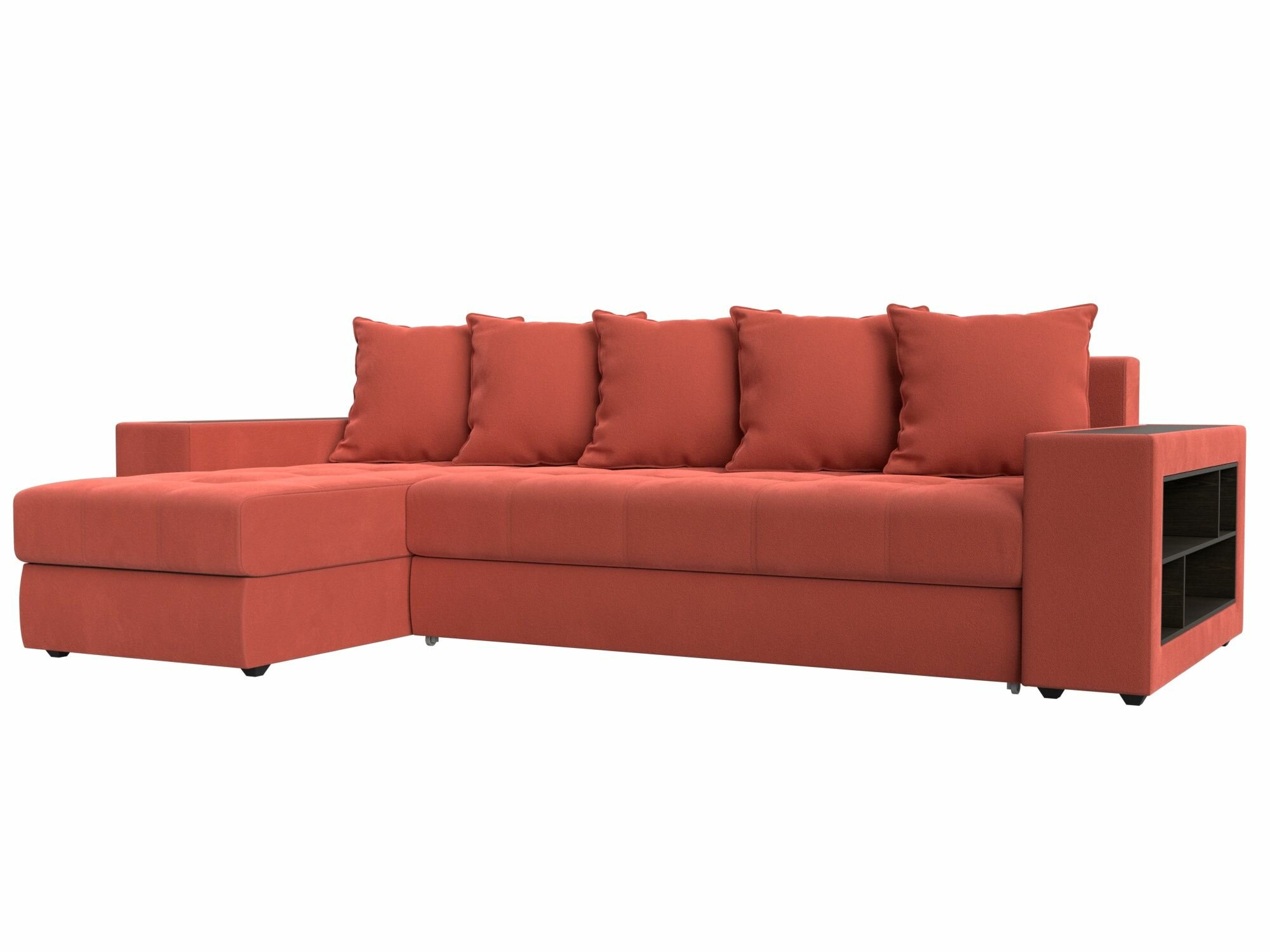 фото Угловой диван Дубай левый угол, Микровельвет, Модель 110476L