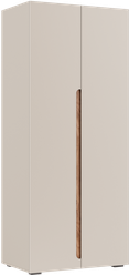 Коллекция Валенсия Шкаф 2х створчатый комб. Левый (600) Кашемир/Софт Сантьяго (набор)