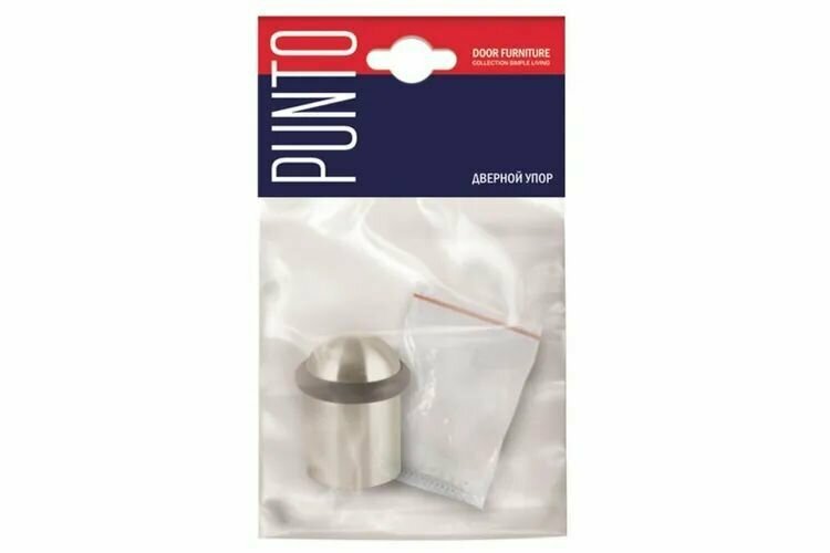 Изображение Упор дверной Punto DS PF-40 CP-8 хром, 1 шт