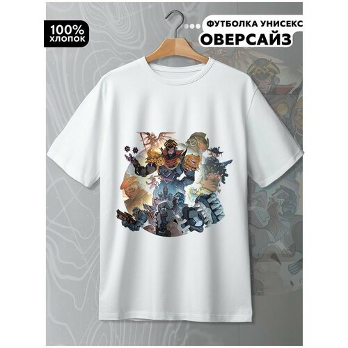 фото Футболка hypnotica, размер l, белый