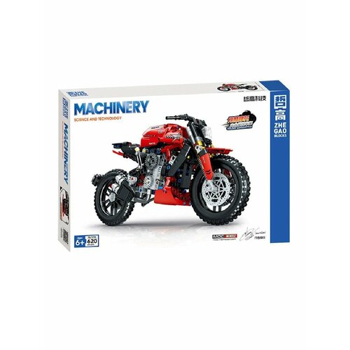 Конструктор Мотоцикл Ducati 1258 - 620 элементов конструктор machinery техник красный мотоцикл ducati diavel 620 деталей ql1258