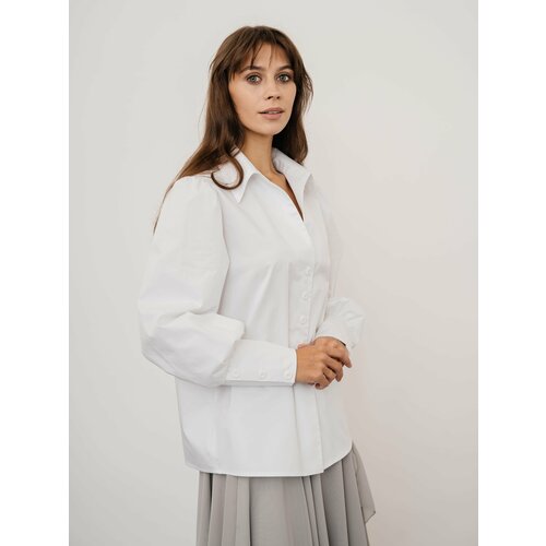 Рубашка Модный Дом Виктории Тишиной, размер XL, белый рубашка модный дом виктории тишиной размер xl белый