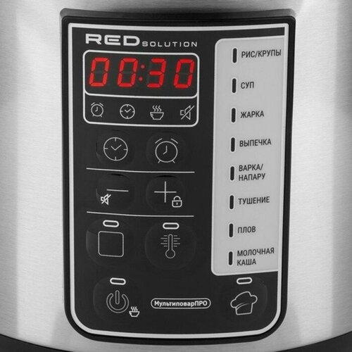 Мультиварка RED Solution RMC-M04 400 Вт 2 л 35 программ керамическое покрытие чёрная цвет чёрный 812800₽