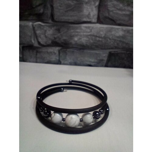 фото Браслет, белый, черный нет бренда