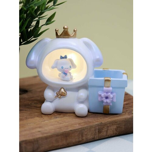 Ночник, светильник детский, органайзер для канцелярии Bunny princess blue