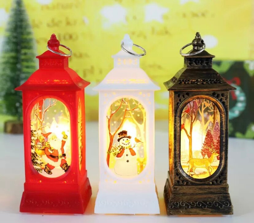 фото Набор ёлочных украшений Фонарик 4шт