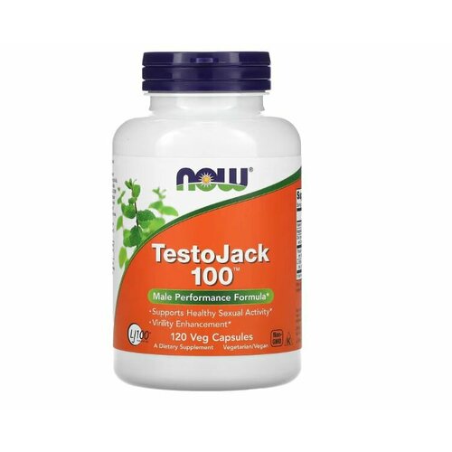 Now Foods TestoJack 100, 120 капсул now foods testojack 200 120 растительных капсул