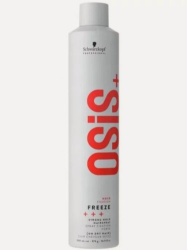 Изображение товара Schwarzkopf OSIS FREEZE (Strong hold hairspray Medium control) - Лак сильной фиксации 500 мл
