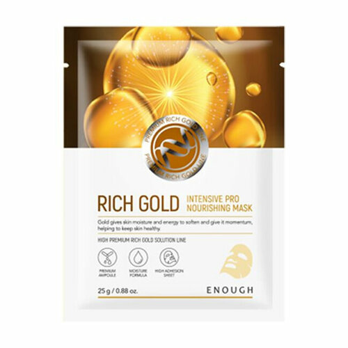 ENOUGH Rich Gold Intensive Pro Nourishing Mask / Тканевая маска для лица с золотом