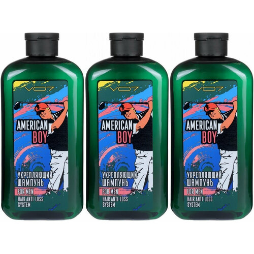 VO7 American Boy Шампунь укрепляющий для мужчин 500 мл 3 шт 865₽