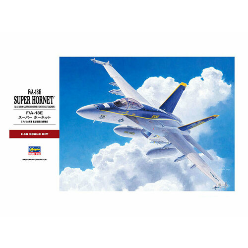 07239 Hasegawa Американский палубный истребитель F/A-18E Super Hornet (1:48) 02429 hasegawa истребитель f a 18f super hornet vfa 41 black aces cag 2022 1 72