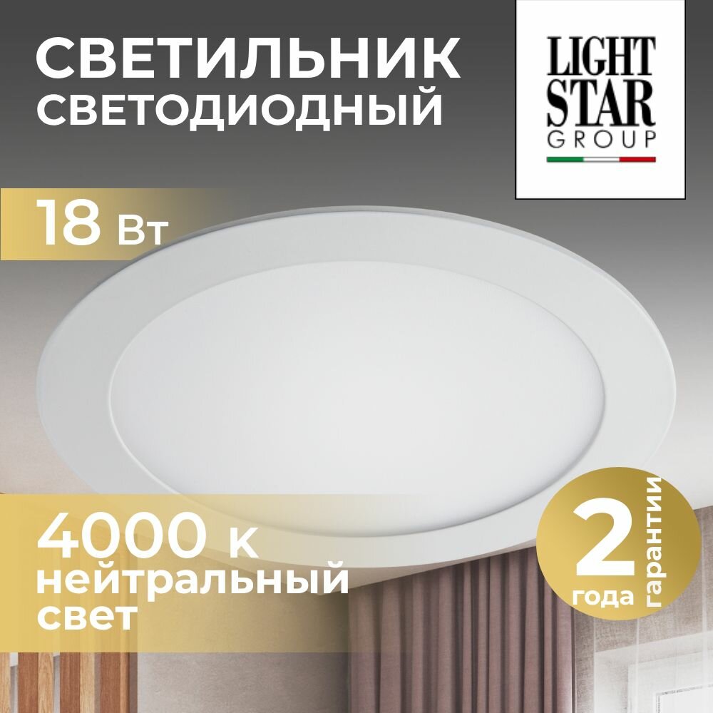Светодиодная панель Zocco  Lightstar - фото №5