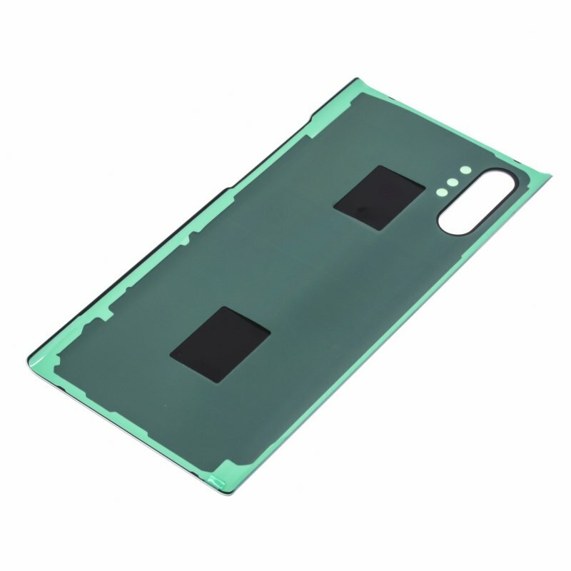 Задняя крышка для Samsung N975 Galaxy Note 10+, серебро с синим, AA — фото 2