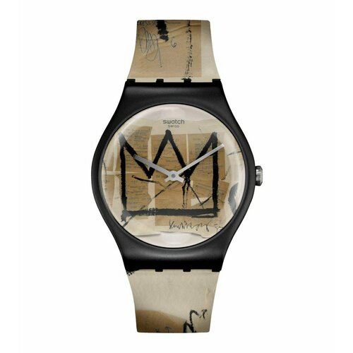 Наручные часы swatch C013535, бежевый basquiat by himself