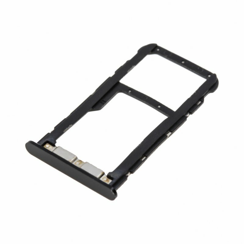 Держатель сим карты (SIM) для ZTE Blade V9, черный — фото 2