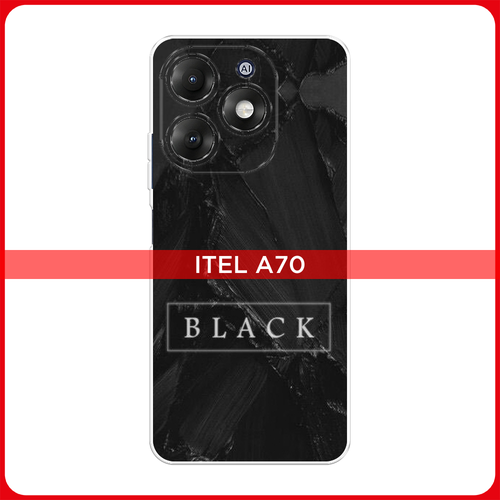 Силиконовый чехол на Itel A70 / Ител А70 Black цвет