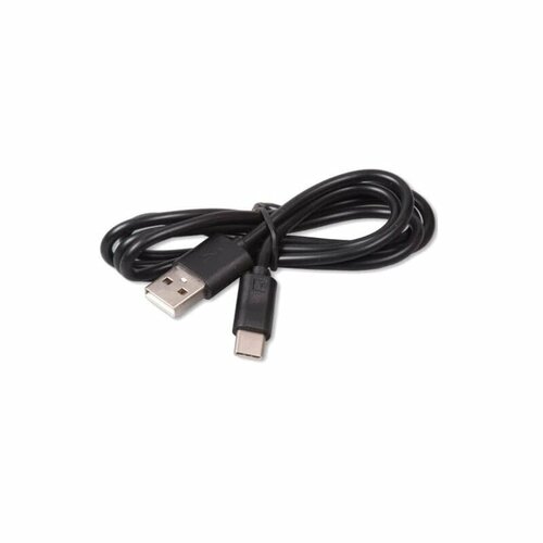 Кабель для зарядки Type-C USB 1м черный usb шнур ritmix rcc 110 usb microusb