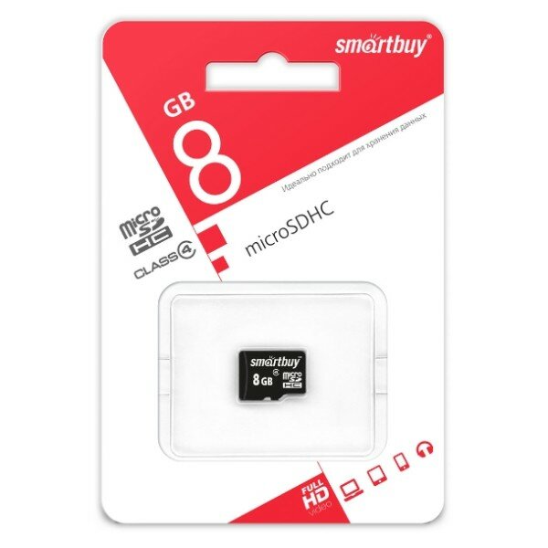 Карта памяти 16GB SmartBuy micro SDHC class 4 (SD адаптер) - фото №13