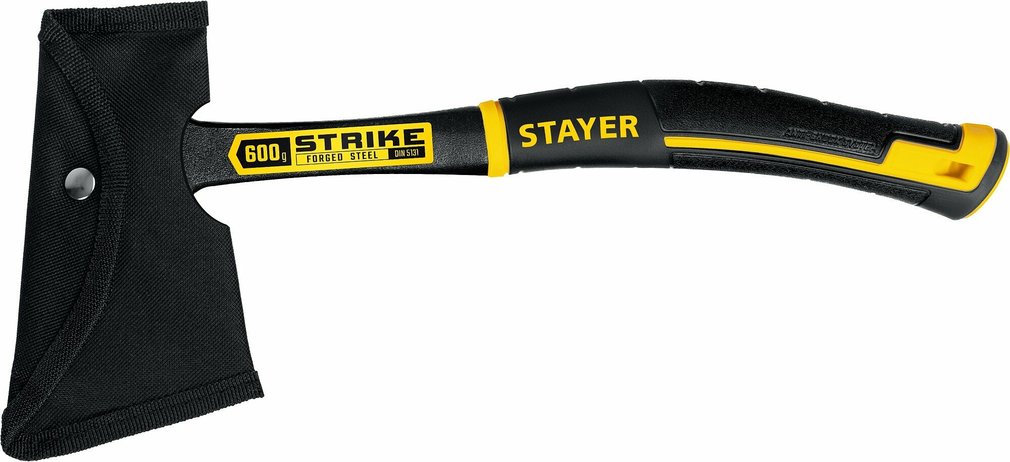 STAYER STRIKE, 600/850 г, 330 мм, Цельнометаллический топор (2065-06)