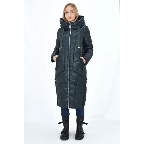 фото Пуховик tango plus, размер s, черный, зеленый